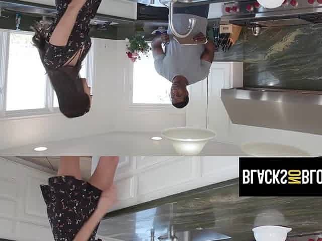 Eliza Ibarra Bent Over Kitchen Counter for Pounding Bang - BlacksOnBlondes