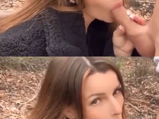 un vidage de couilles parfait dans la nature
