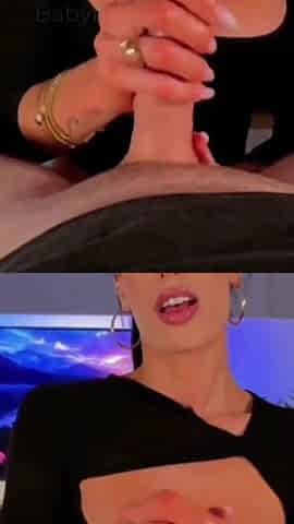 POV Sensual Handjob - I Stroke Your Cock Until You Explode with Huge Cumshot