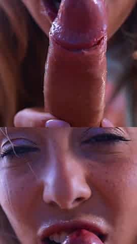 POV - Sloppy Blowjob From Blonde Babe Millie Morgan