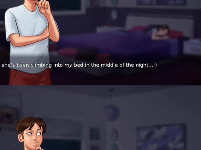 Jenny Bed Time Sex Step Sis - Summertime Saga