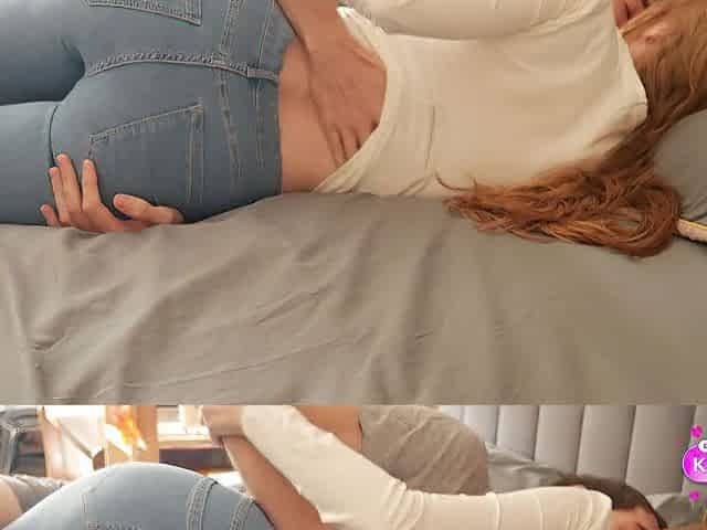 YOUR Fantasy Hotty in Torn Jeans Asks For A Rod in Her Snatch