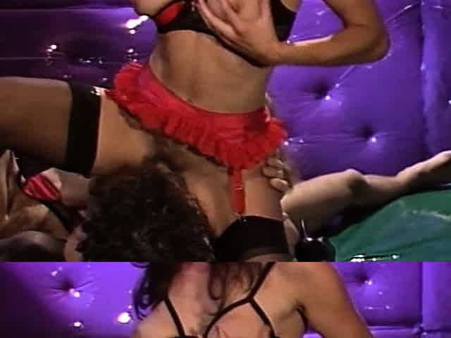 Naughty amateur German Milf group sex action