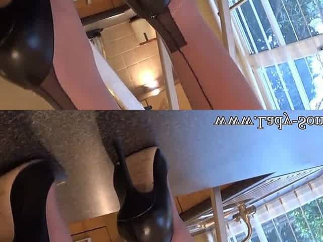 Lady Sonia Dipping and Dangling in Layered Nylon