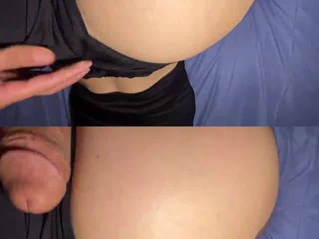 oiled booty receiving large rod