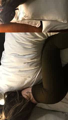Busty brunette amateur babe teasing