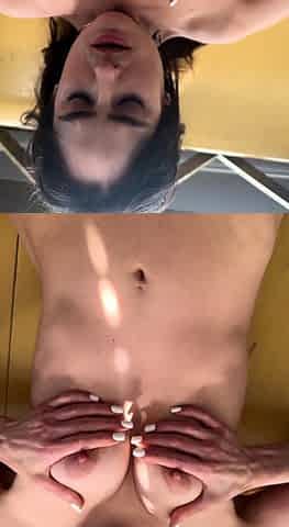 Hardcore ffm blowjob and doing handjob