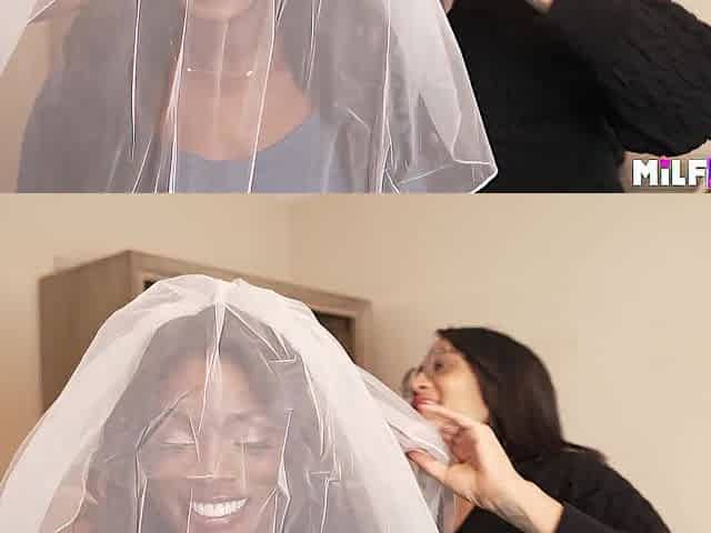 Bride cucks her fresh spouse on wedding night