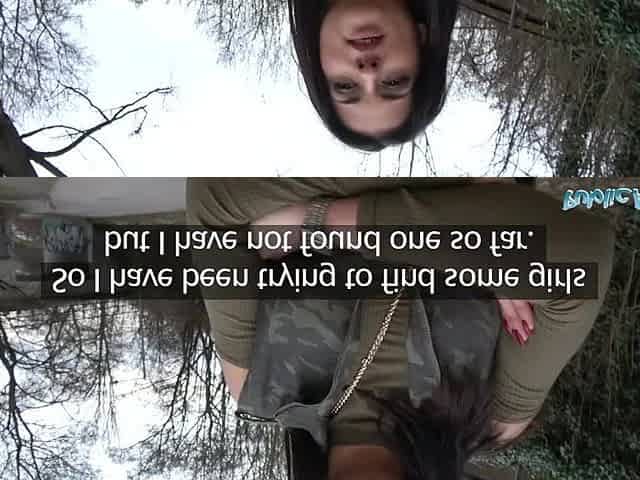 Public Agent Outdoor orgasms for Serbian cutie