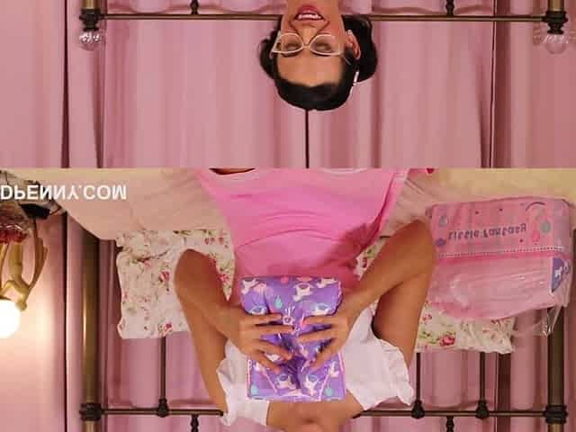 ABDL Beauty Cheerleader Encourages U to Jerk Off to Her Diaper - Penny Barber