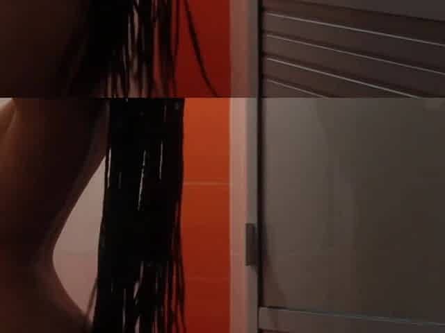 Big ass latina caught him peeping through the door and invited into bed with her