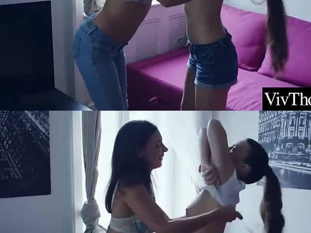 Viv Thomas In Hot Lesbian Pleasures Her Lover To Orgasm While Fingering Her Booty