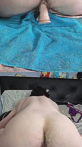 FtM Sloppy Sex tool Bang