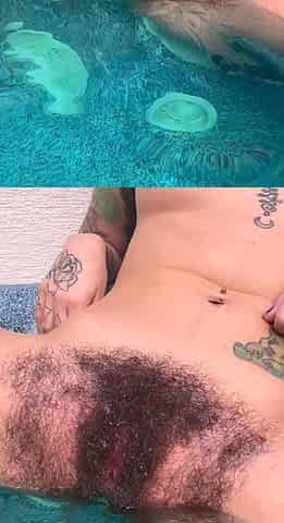 Amateur solo jock jerks his throbbing cock