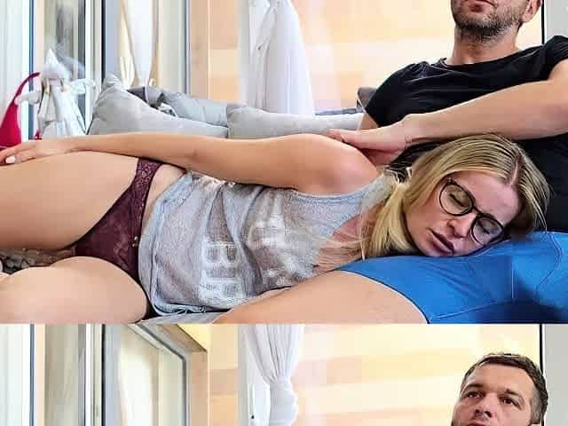 Jessica Sin Stepson use stepmother's mouth as wet pussy