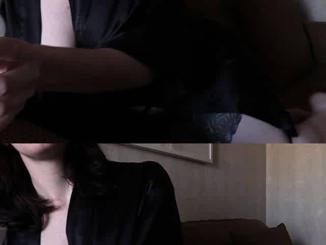 Amateur striptease and Solo masturbation