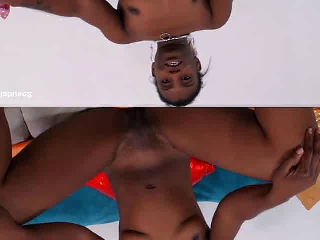 Ebony Gets Throat Fucked Hard Rough