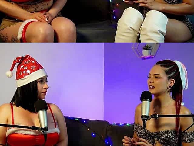 Skinny Latina Gets Wet to Fuck at Christmas