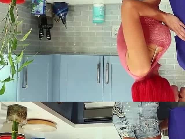 POV of a big-titted redhead mummy enjoying strong