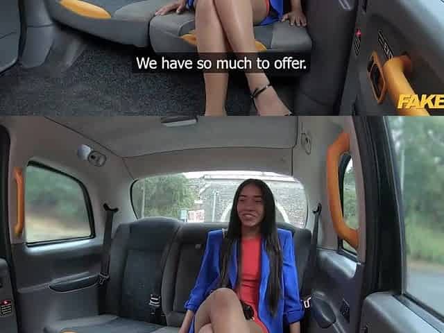 Fake Taxi - Small Colombian Linda Baker squirts everywhere fast hard bang POV oral-job