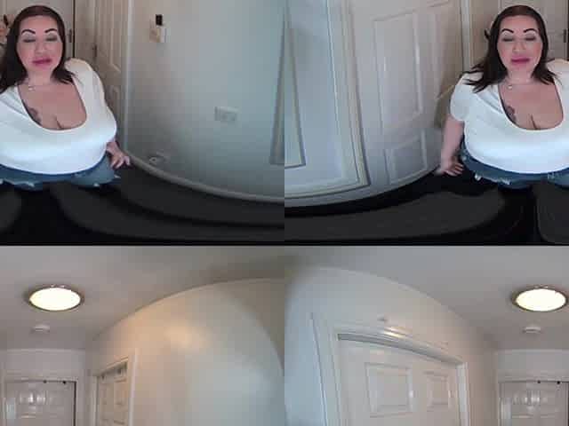 Gorgeous BBW VR exciting porn video