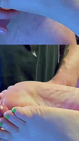 Amateur Housewife Foot Fucking Oiled Wrinkled Soles