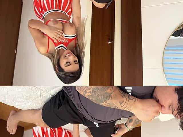 "i'll Show You My Tits and You Help Me with the Photos." Latina Stepsis Cheats on Her Boyfriend!