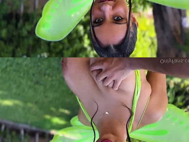 Hailey Rose hot outdoor sex