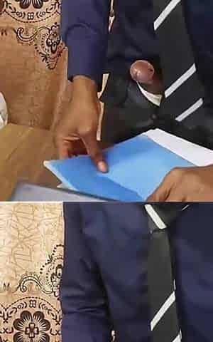 Two Horny Student Fuck Their Class Teacher in His Office