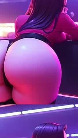 Cosplay. Bouncing Ass