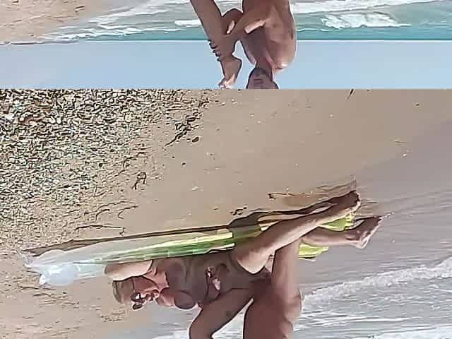 Fuck My Stepmom On The Beach