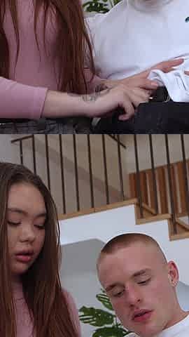 Stepmom Fucks My Boyfriend Right in Front of Me - MILF Cuckquean Humiliation & Creampie