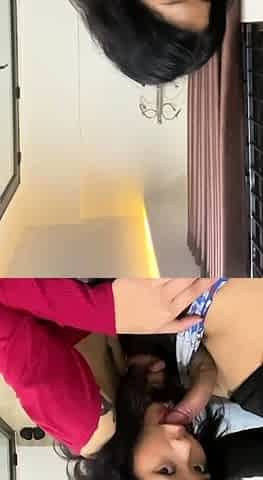 Japanese teen blowjob with creamy mustache