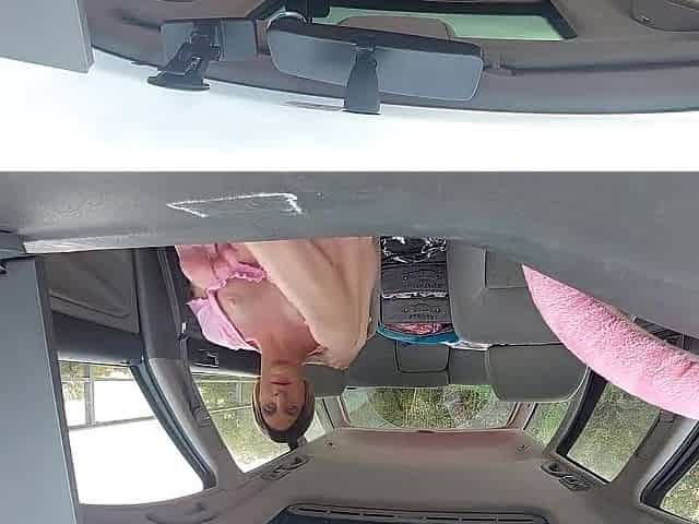 Berefoot in the Car