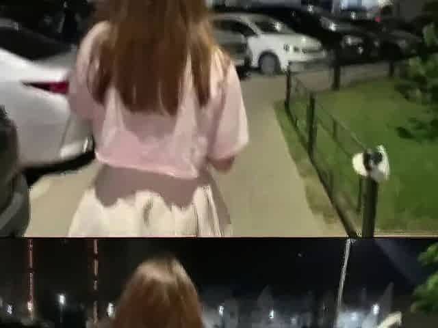 I met a schoolgirl on the street and drilled her in the entrance.