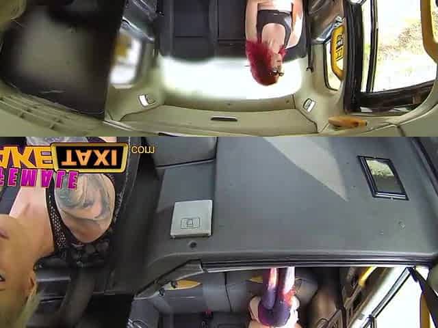 Female Fake Taxi Hawt redhead hitchhiker gets the raunchy ride of her life