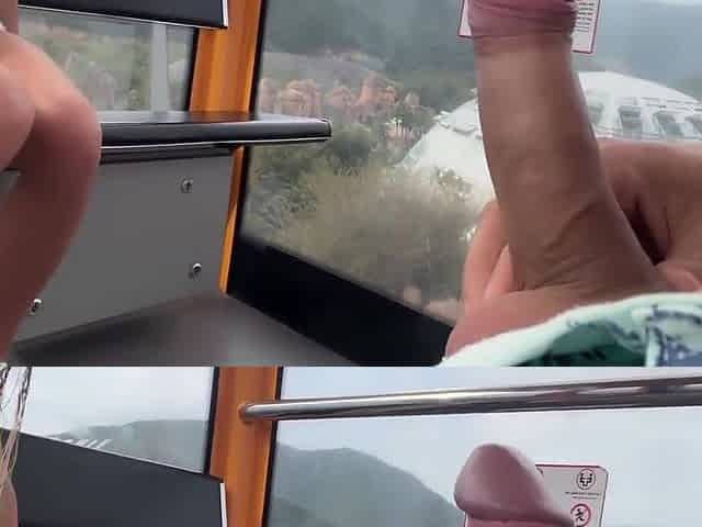 Public Dick Flashing On The Ferris Wheel - Stranger Girl Help Me Cum In Her Mouth 10 Min With Katty West