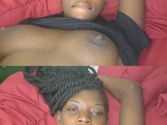 Ebony Afro hotty needs large shlong