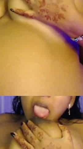 Lush in Ass Dildo Fuck Nude Nipple Licking