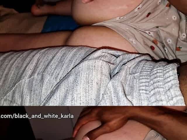 Milk Inside My College Best Friend's Tight Throat at Night