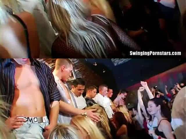 girls sucking dicks in a night club