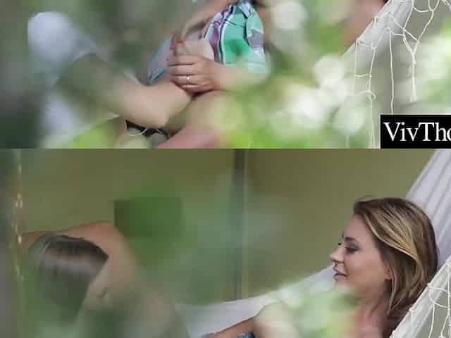 Charming Brunette Plays With Titty Stepmommies Breasts - Stella Black, Stella Cardo And Dorothy Black