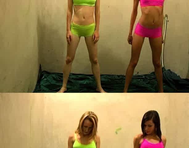Very Hot Amateur French Teen couple tit fuck on Webcam