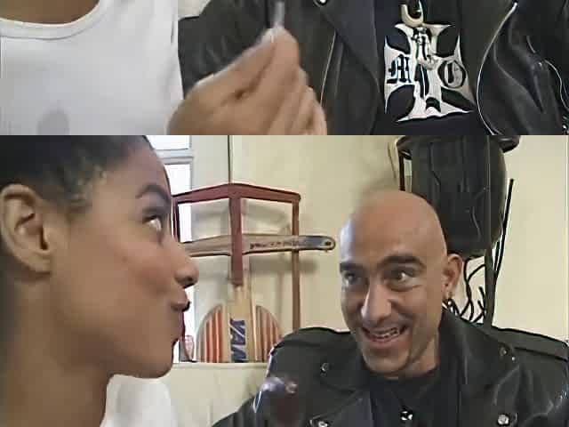Bald White Stud Has Interracial Sex With Hot Black Bitch