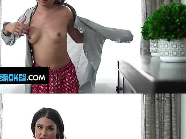 Bratty Ryder Rey Seduces Her Daddy's Ally Ike By Flashing Him In The Kitchen