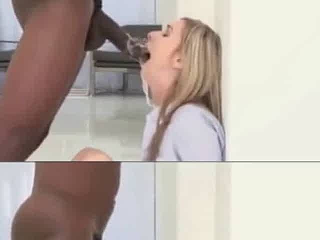 Schoolgirl Deepthroats BBC for a Messy Facial