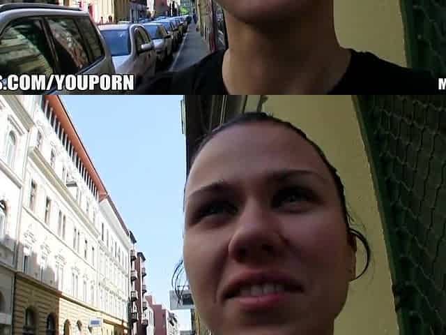 Natural Czech hotty is paid money to take a biggest dong