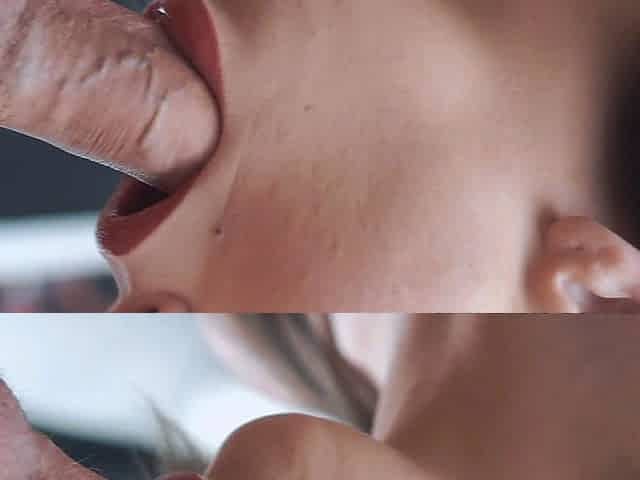 Hot amateur teen blowjob and facial HD video