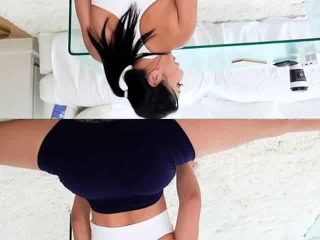Asian Yoga Teacher Catches you Staring at her pussy through