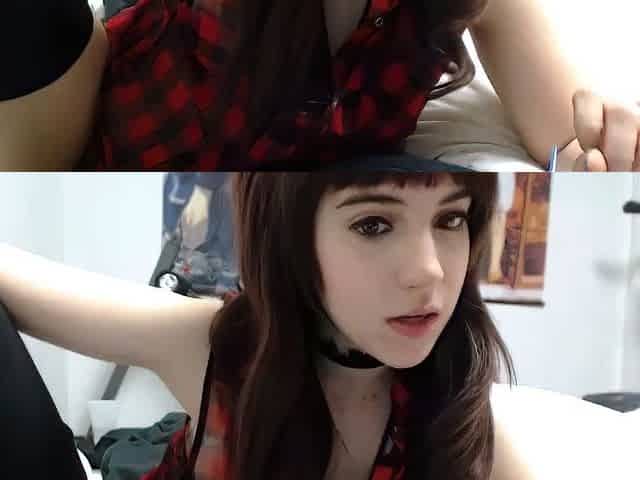 Cute blonde amateur webcam teen masturbating